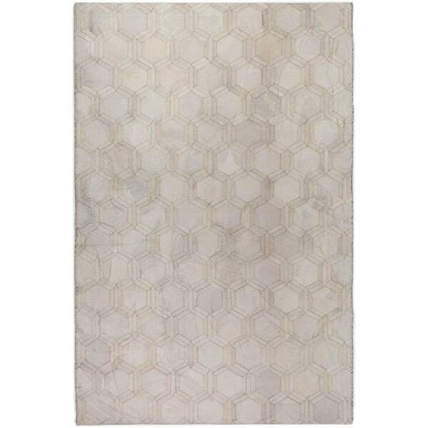 Dream Shag Premium Machine Washable Abstract ADS97 Ivory 10 ft. x 14 ft. Area Rug