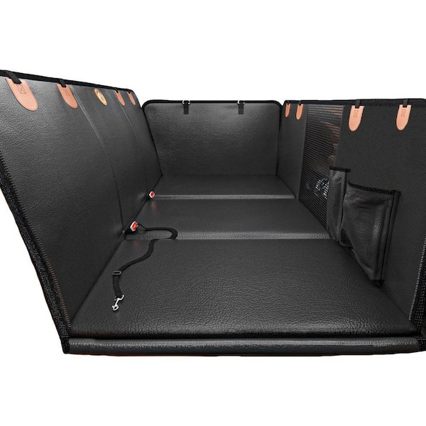 Waterproof Dog Car Seat Cover with Hard Bottom, Foldable Design, 400 lbs. Capacity