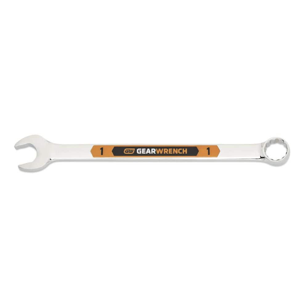 GEARWRENCH 1 in. 12-Point Hi-Viz Long Pattern Combination Wrench 81664H ...