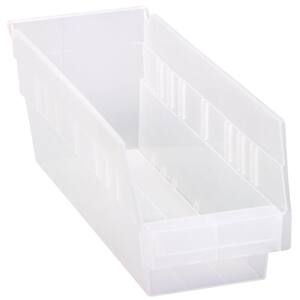 5 Qt. 6 in. Store-More Shelf Storage Tote in Clear (36-Pack)