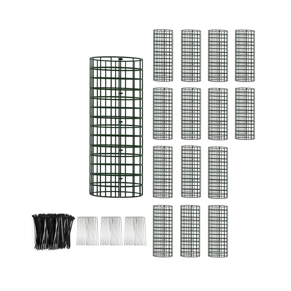 16-1/2 in. Black Vinyl Coated Metal Tree Trunk Guard Plant Support Expandable Mesh Protector 15 Pack price history on PriceWatchPro