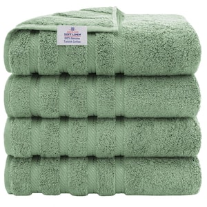 KAFTHAN Textile Fishbone Turkish Cotton Bath Towels (Set of 4),  59Lx35Wx0.5H - Kroger
