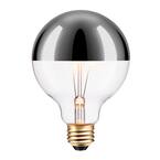 40W Silver Designer Vintage Edison Chromeo Incandescent Light Bulb