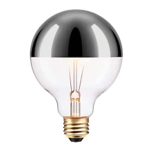 40W Silver Designer Vintage Edison Chromeo Incandescent Light Bulb