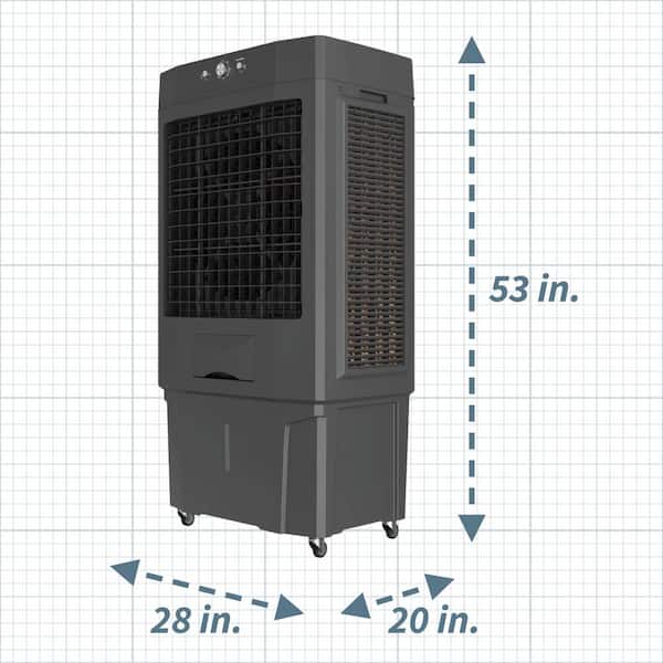 SLIMKOOL 8,500 CFM 3-Speed Portable Evaporative Cooler (Swamp