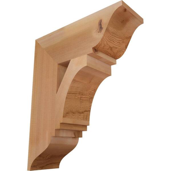 Ekena Millwork 5.5 in. x 22 in. x 18 in. Western Red Cedar Imperial Traditional Smooth Bracket