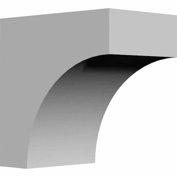 Ekena Millwork 3-1/2 in. x 5-1/2 in. x 5-1/2 in. Polyurethane Tirana Bracket