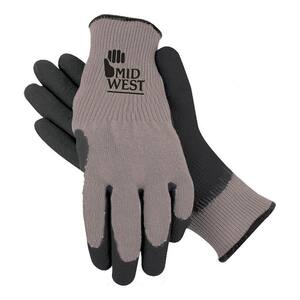 Men's Knit Liner Glove with Rubber Coating (6-Pack)
