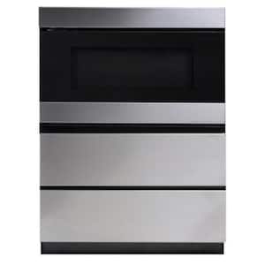 24 in. Under The Counter Microwave Drawer Oven Pedestal