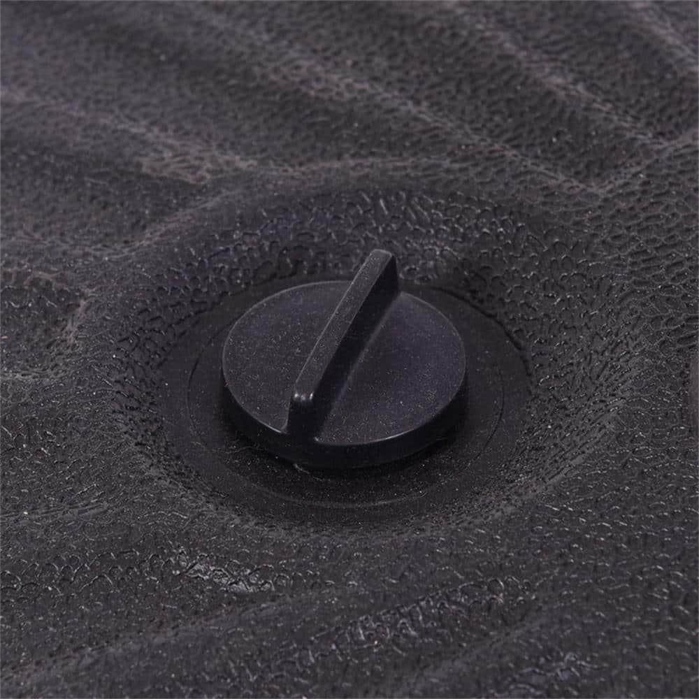 20'' Black Steel and HDPE Round Water Filled Umbrella Base
