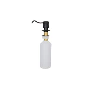 Solid Brass Soap and Lotion Dispenser in Oil Rubbed Bronze