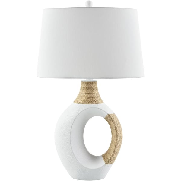 Livabliss Taiyan TYN-001 30 in. H x 18 in. W x 11 in. D Accent Table Lamp, Beige