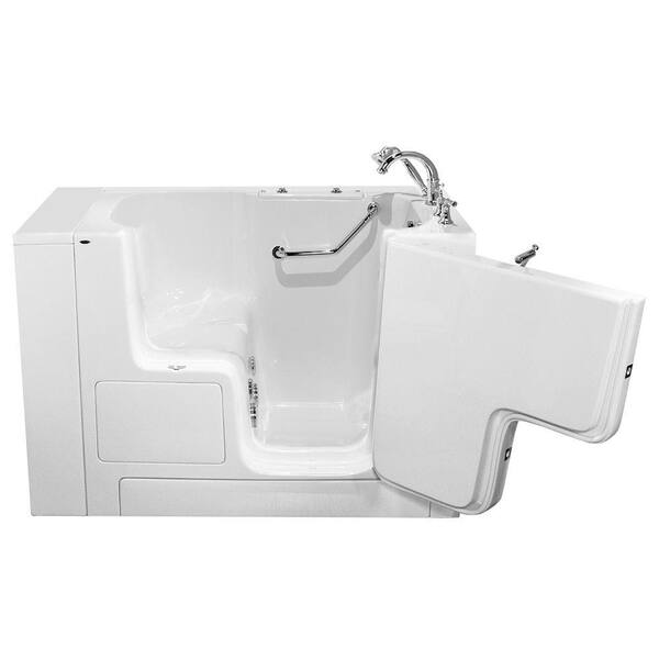 American Standard OOD Series 52 in. x 32 in. Walk-In Whirlpool Tub with Right Outward Opening Door in White