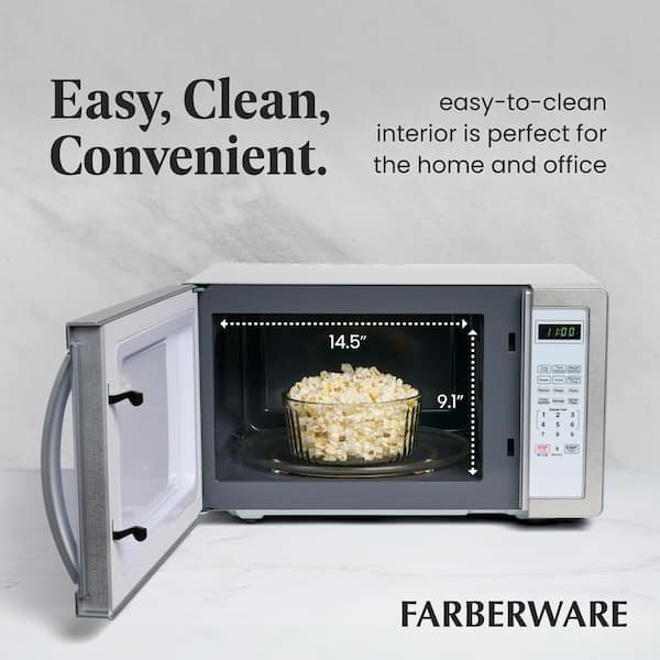 1.1 Cu. ft. 1000-Watt Microwave Oven, White offers and Platinum