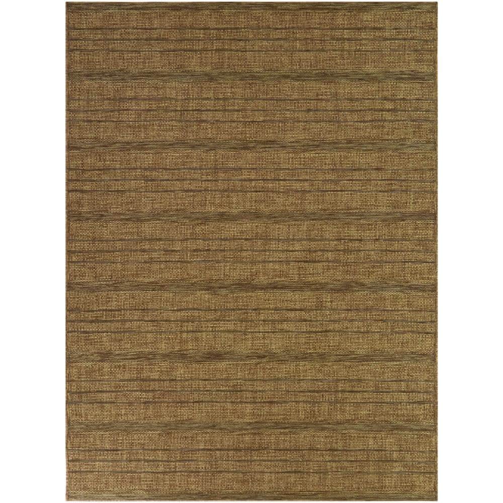 Errett Brown 8 ft. x 10 ft. Stripe Indoor/Outdoor Area Rug price history on PriceWatchPro