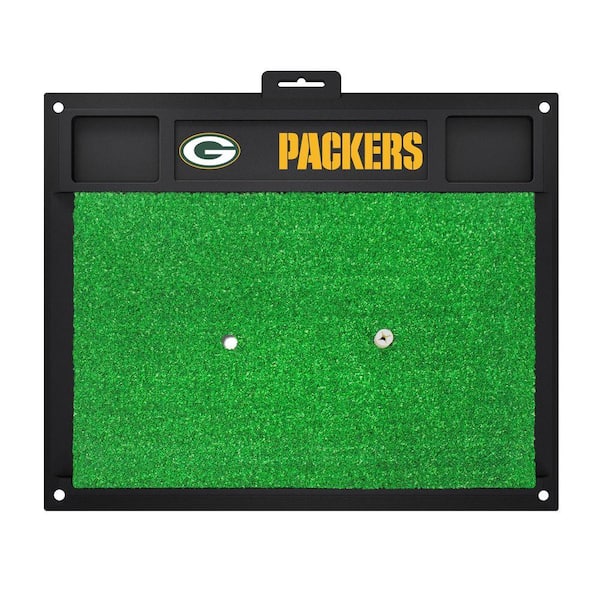 FANMATS NFL Green Bay Packers 17 in. x 20 in. Golf Hitting Mat 15462 - The  Home Depot