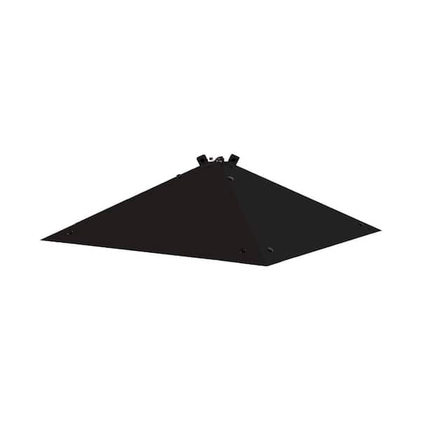 21 in. Metal Non-Electric Squirrel Guard Adjustable Opening for 4 x 4 Wooden Post Bird Feeder Pole Durable Weatherproof