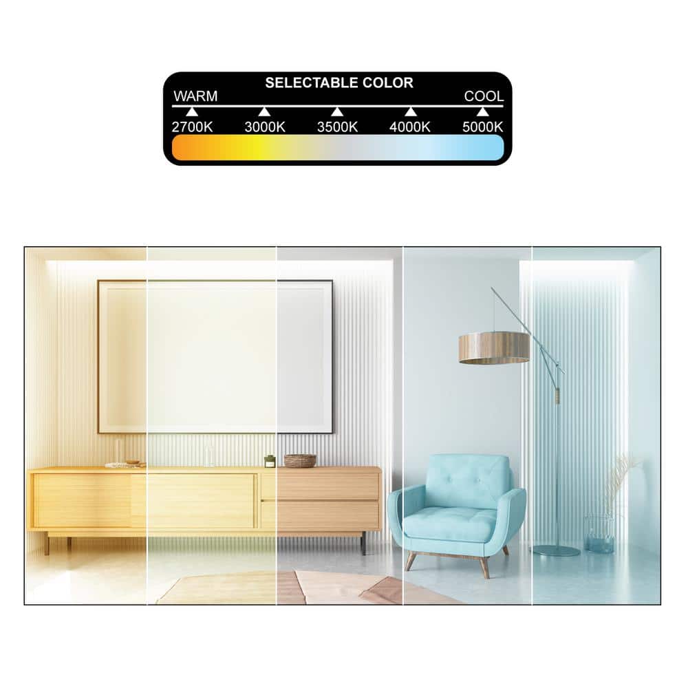 12-Pack Brushed Nickel Ultra-Thin LED Recessed Lighting Kit