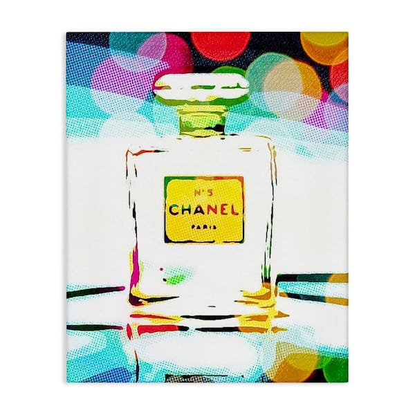 Stupell Industries Perfume with Modern Bokeh by Graffi tee Studios Unframed Abstract Graphic Art Print 48 in. x 36 in.