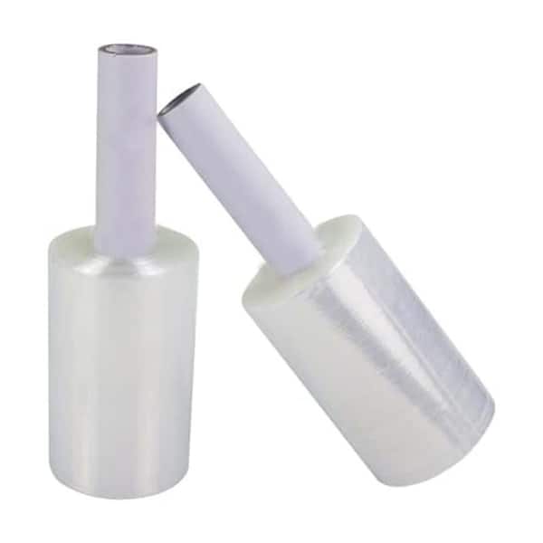 Stretch Wrap 6×1000' Plastic Film Roll with Handle for Moving Shipping Heavy Duty Shrink Packing 2 Rolls