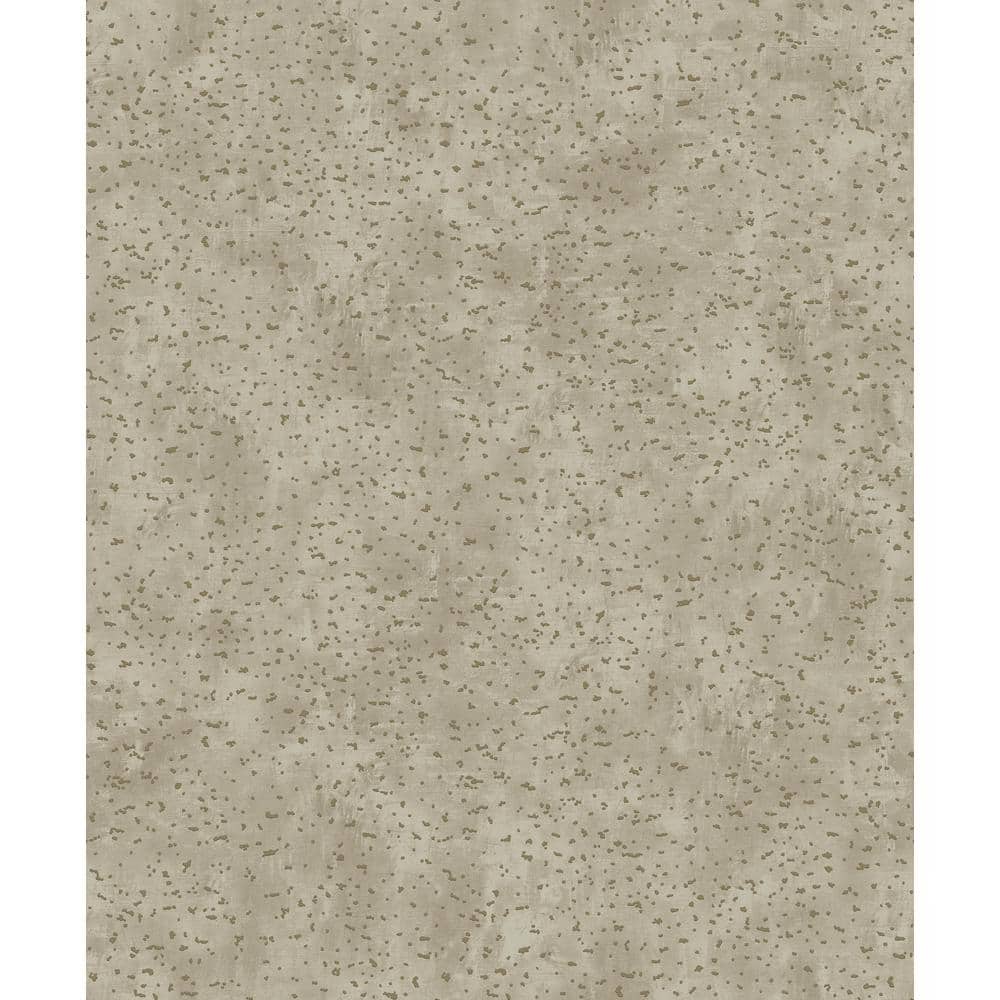 Lustre Collection Bronze Embossed Abstract Spot Metallic Finish Paper on No