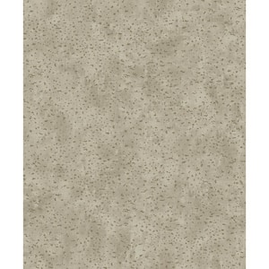 Lustre Collection Bronze Embossed Abstract Spot Metallic Finish Paper on Non-Woven Non-Pasted Wallpaper Roll Sample