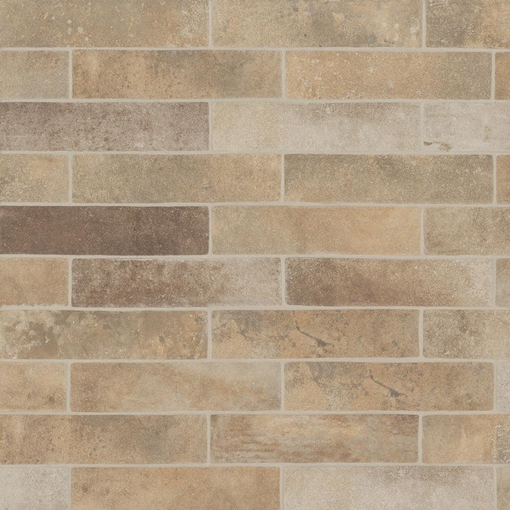 Sample-Montana Rectangular 4 in. x 5 in. Matte Flathead Porcelain Tile price history on PriceWatchPro