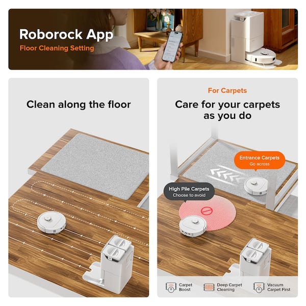Roborock Qrevo Pro 13. 4in Robotic Vacuum, with Lidar Smart