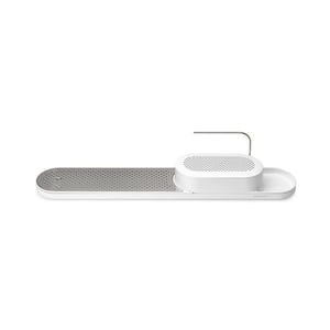 SinkStyle Organizer and Drying Tray in Mineral Fresh White, 1 Piece - 5.9 in. H x 29.5 in. W x 5.1 in. D