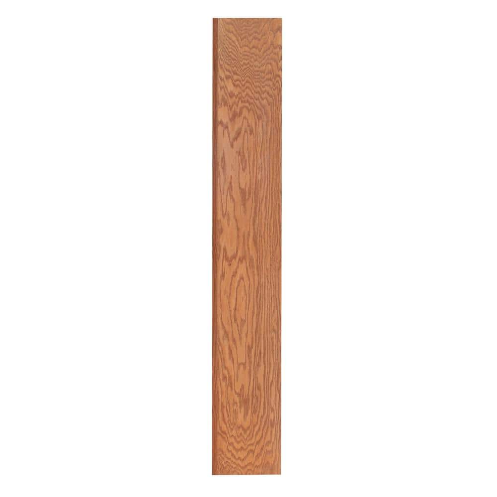 Classic Farmhouse 72" Adjustable Dry Oak Wood Bookcase