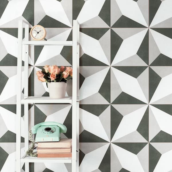 Merola Tile Twenties Diamond 7-3/4 in. x 7-3/4 in. Ceramic