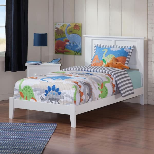 Madison White Twin XL Traditional Bed