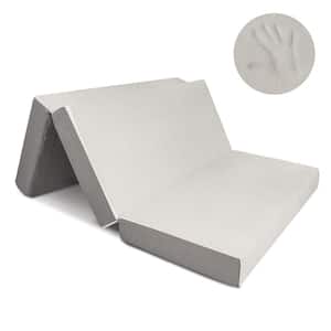 Tri Folding 6 in. Full Memory Foam Firm Mattress