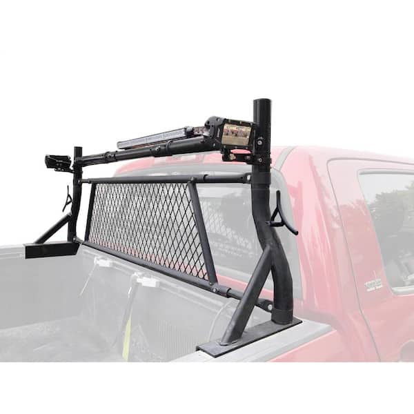 Salida vegetariano Responder CALHOME 24 in. Pickup Construction Truck Rack Headache Rack w/ LED Flashing  Light Bar and Removable Protective Screen Single Bar  LED+Stop01+Win-Pro+24-New-SG-PURack - The Home Depot