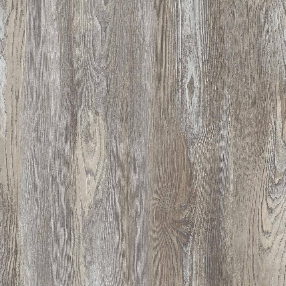 Home Decorators Collection Take Home Sample - 4 in. x 4 in. Ash Clay Click Lock Luxury Vinyl Plank Flooring -  S422105