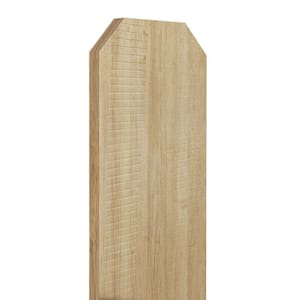 9/16 in. x 5-1/2 in. x 6 ft. Fir Dog Ear Wood Fence Picket (15-Pack)