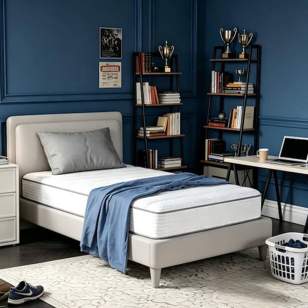 Crystli Queen Size Medium Firm Gel Memory Foam 12 in. Bed-in-a-Box