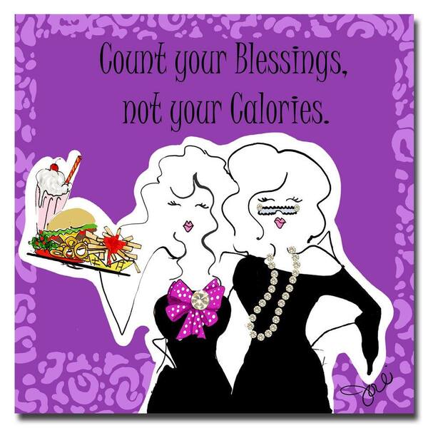 Trademark Fine Art 24 in. x 24 in. Count Your Blessings Canvas Art-DISCONTINUED