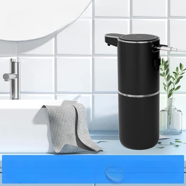 Anqtovp Black Automatic Soap Dispenser and Lotion Dispenser