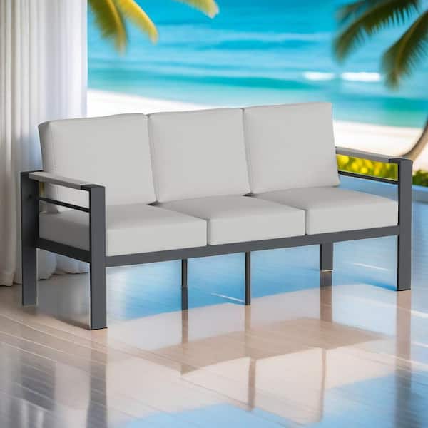 Bestier Aluminum Outdoor Sofa Couch with Cushions