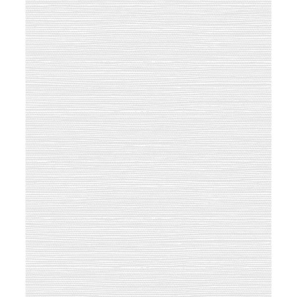 NextWall 31.35 sq. ft. Off-White Faux Grasscloth Vinyl Paintable Peel and Stick Wallpaper Roll