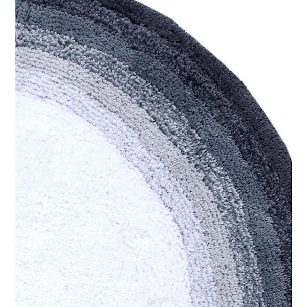 Torrent Collection Gray 30" x 30" 100% Cotton Bath Rug