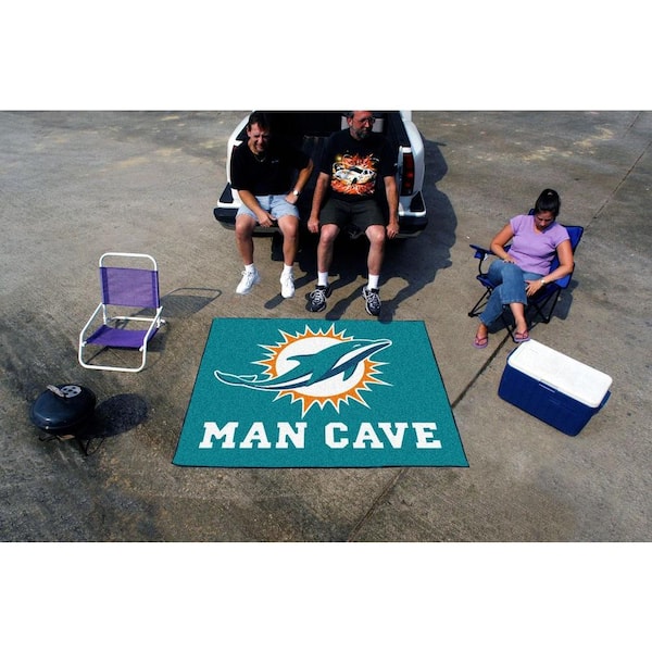 Accents, Miami Dolphins Mancave Area Rug