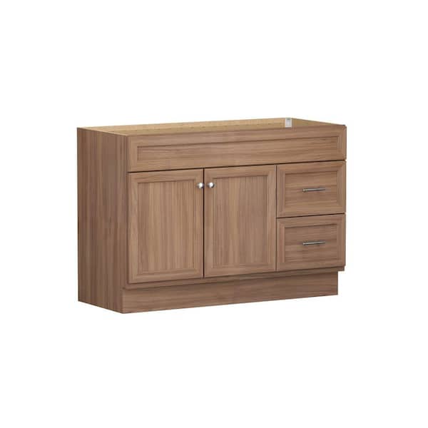 Glacier Bay Canfield 48 in. W x 21 in. D x 33.5 in. H Bath Vanity