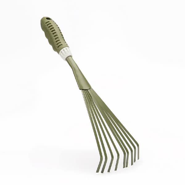 Worth Garden Garden Hand Carbon Steel 9-Teeth Broom