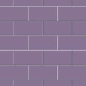 Projectos Violet Purple 3-7/8 in. x 7-3/4 in. Ceramic Floor and Wall Tile (11.0 sq. ft./Case)