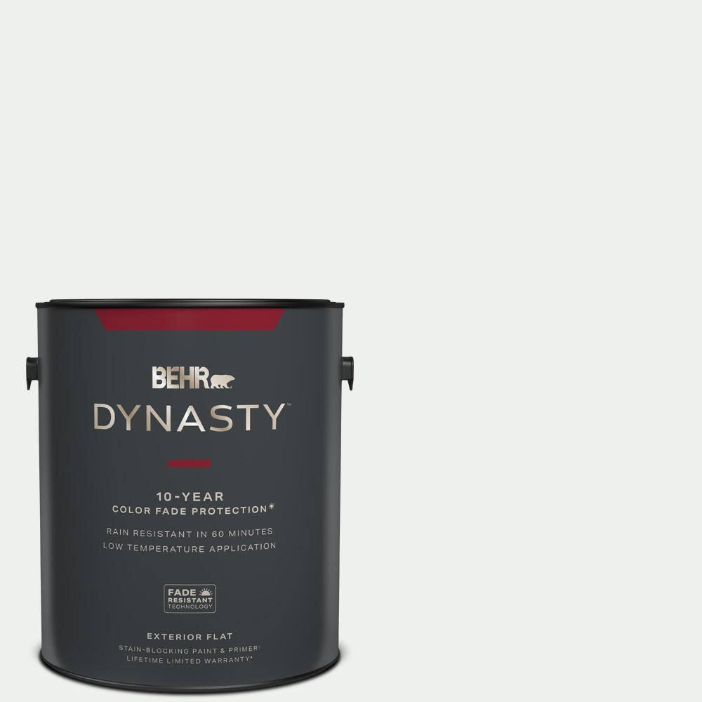 BEHR DYNASTY 1 gal. BLW15 Frost Flat Exterior StainBlocking Paint