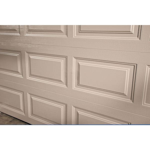 Insulated Short Panel White Garage Door, Wooden Garage Door Panels Home Depot