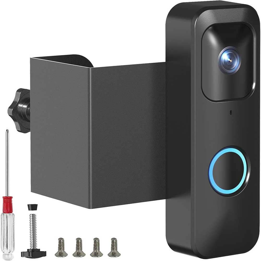 Anti-Theft Doorbell Mount, No Drill Door Mount, Easy to Install and Not Blo