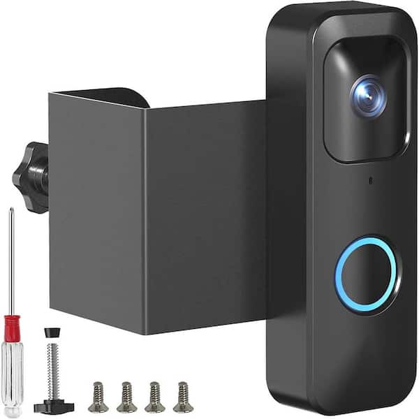 Adrinfly Anti-Theft Doorbell Mount, No Drill Door Mount, Easy to Install and Not Block Camera Sensor